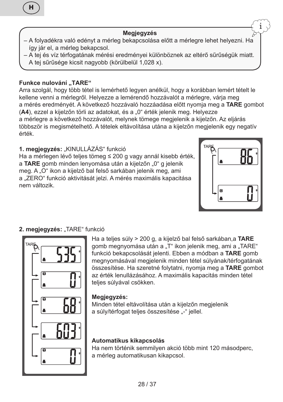 ETA Lori User Manual | Page 28 / 40