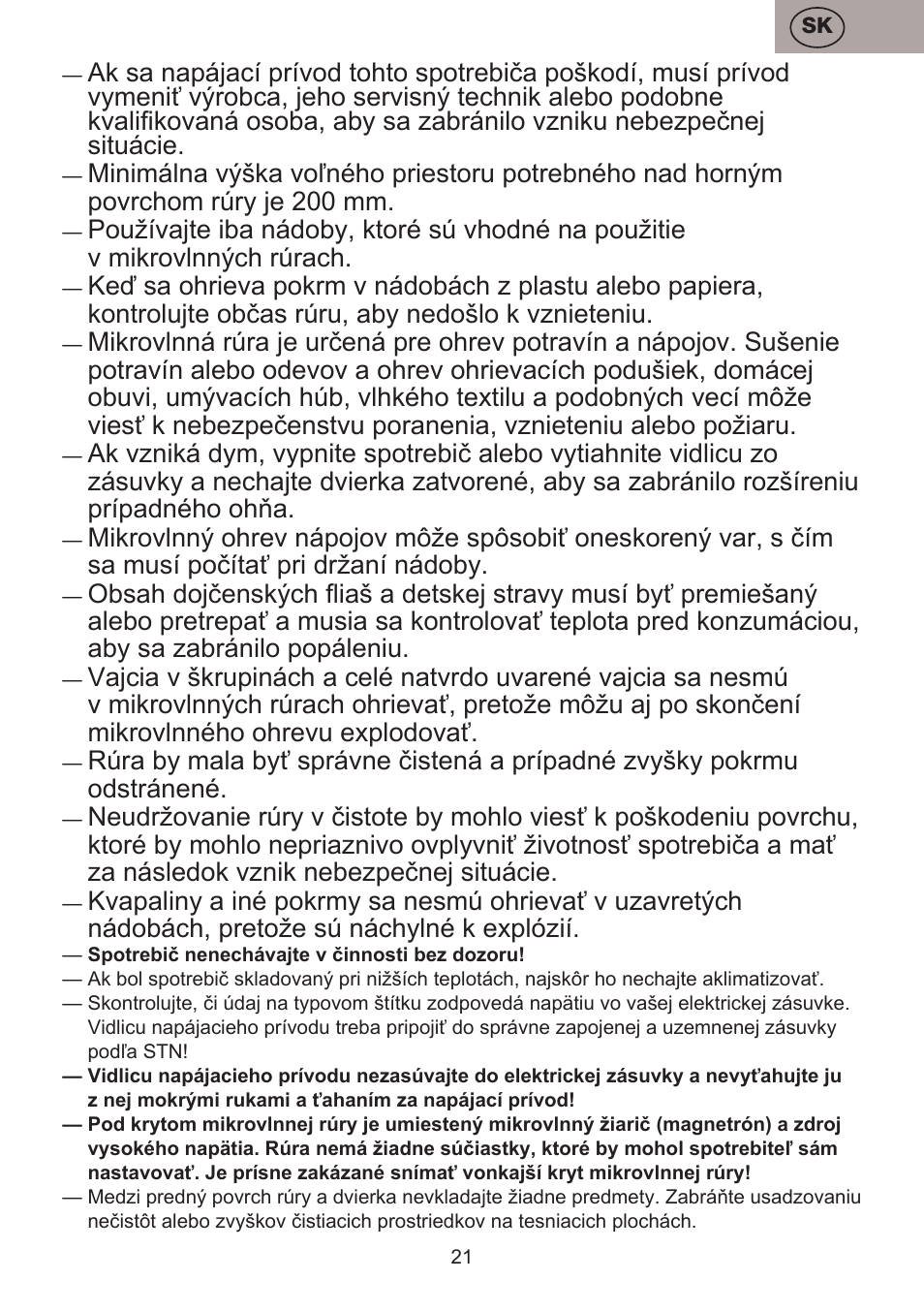 ETA Koloro User Manual | Page 21 / 88