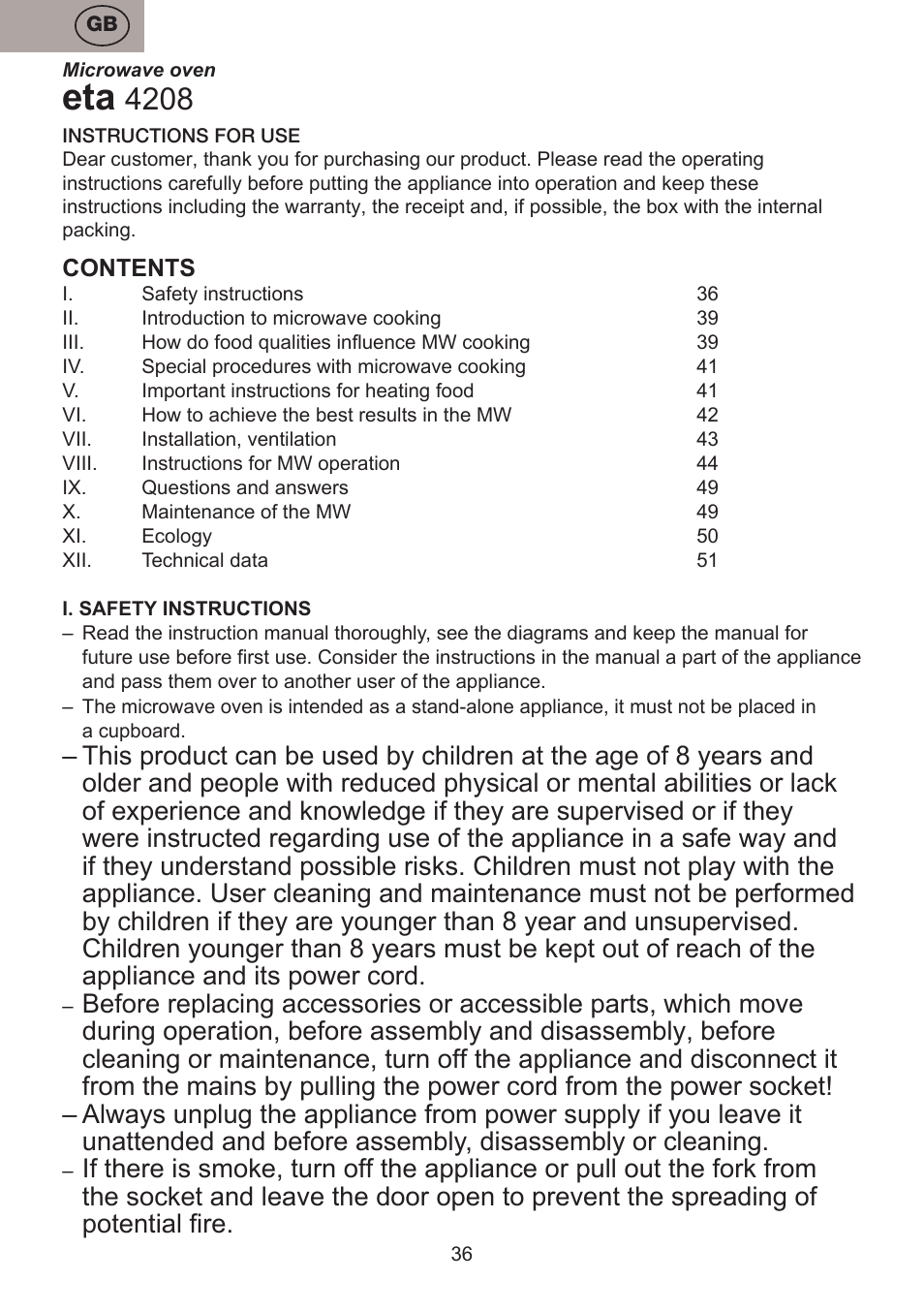 ETA Koloro User Manual | Page 36 / 88