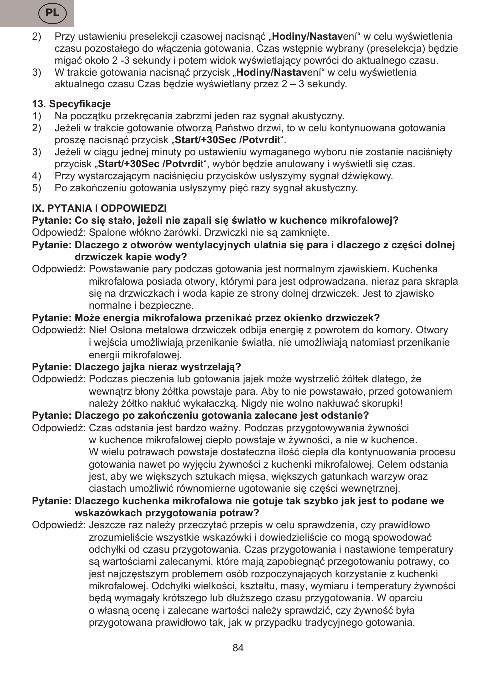 ETA Koloro User Manual | Page 84 / 88