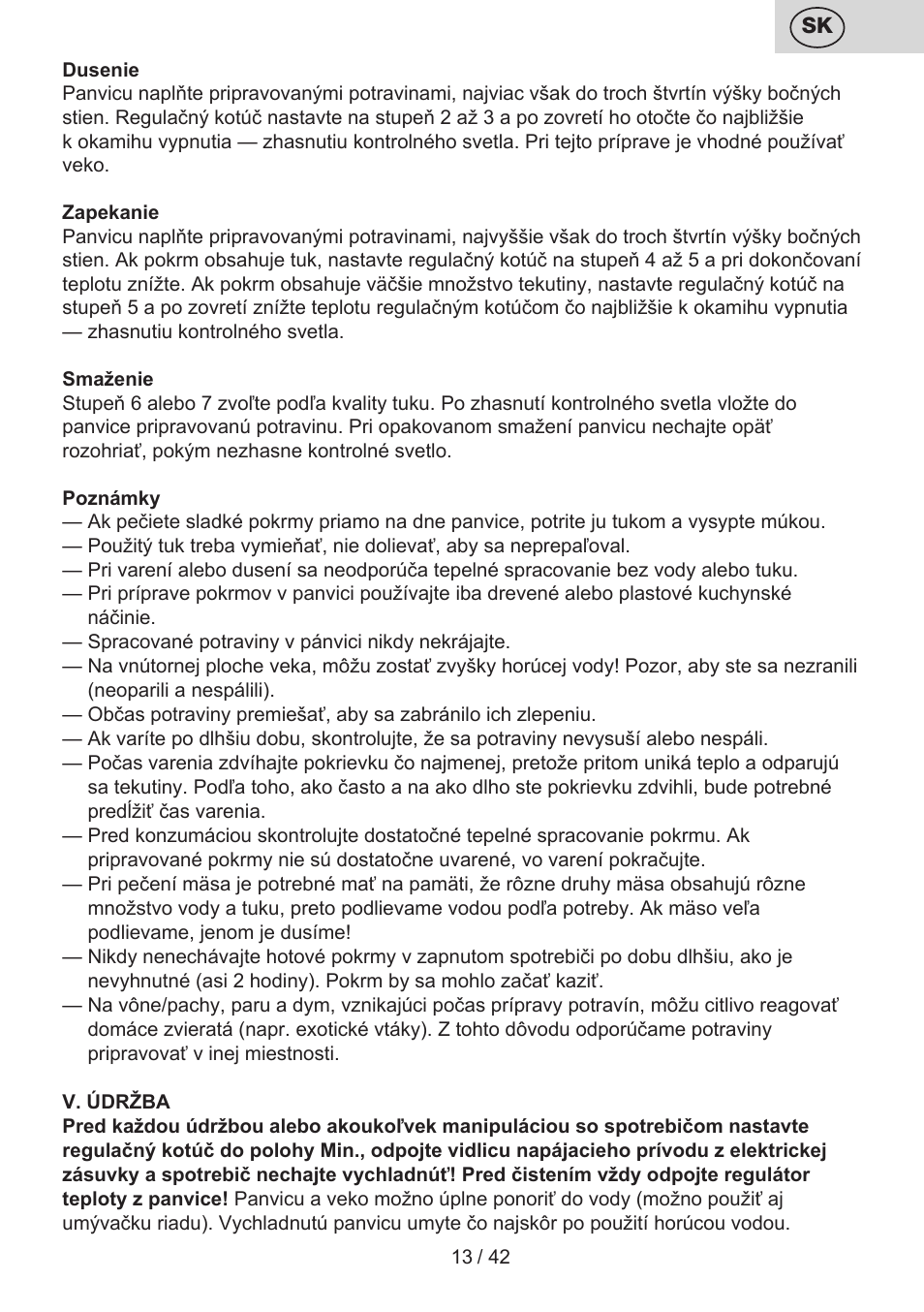 ETA Festa User Manual | Page 13 / 44