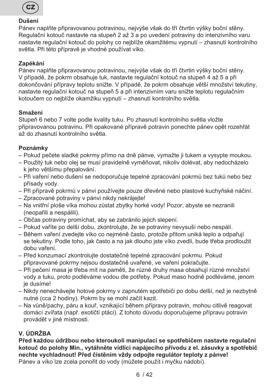 ETA Festa User Manual | Page 6 / 44