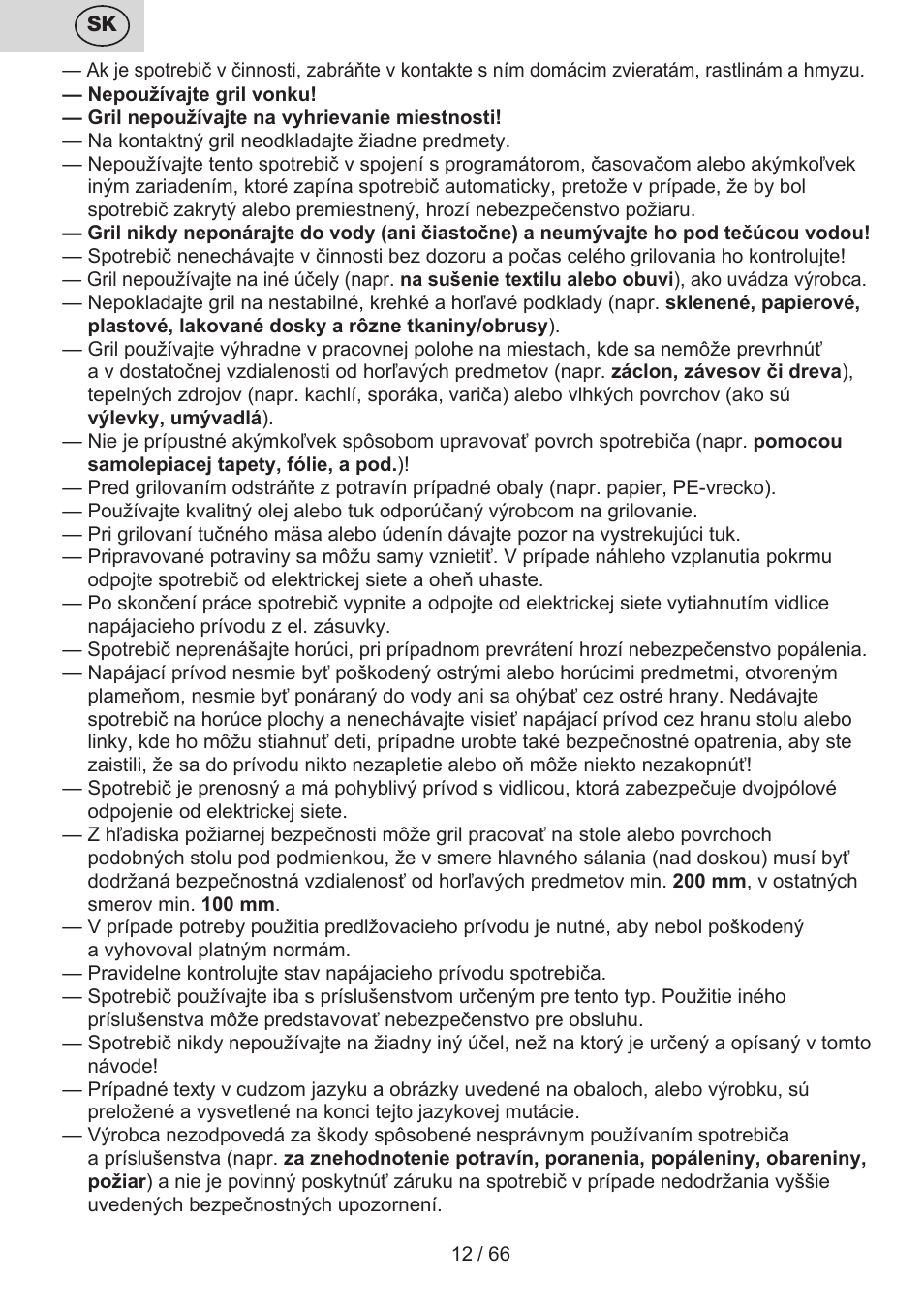 ETA Contact User Manual | Page 12 / 68