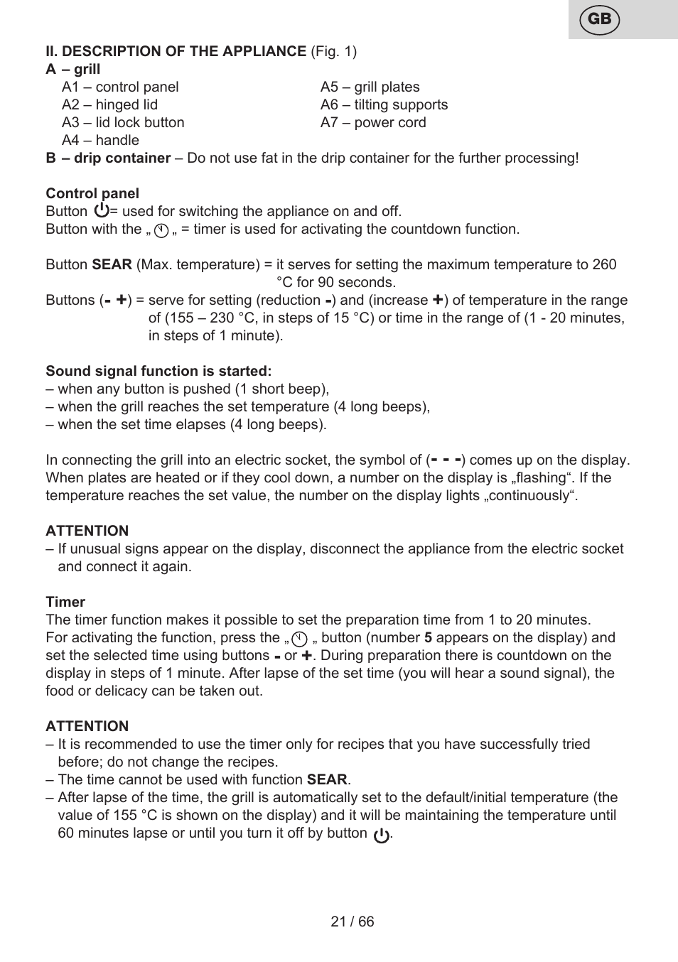 ETA Contact User Manual | Page 21 / 68