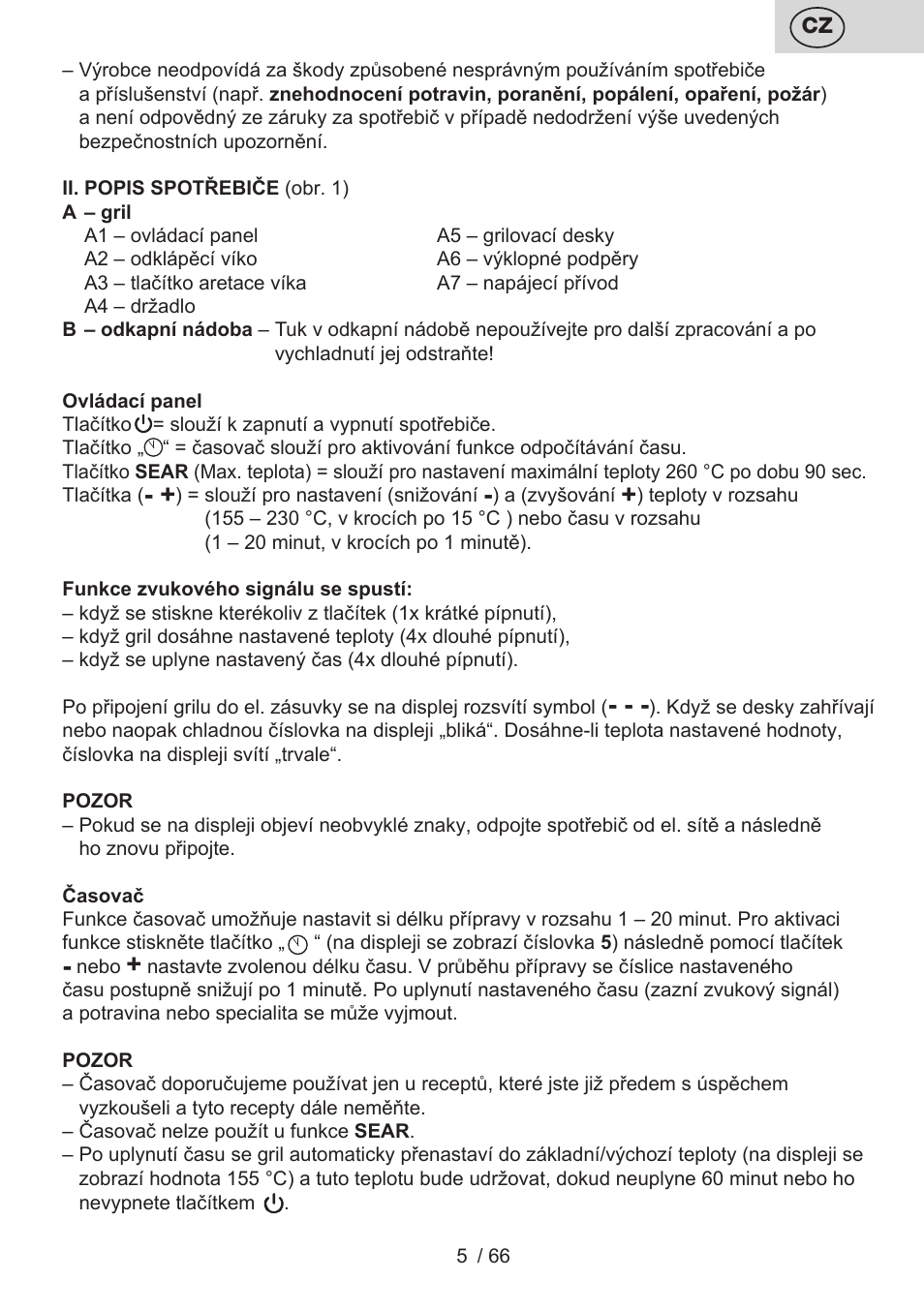 ETA Contact User Manual | Page 5 / 68