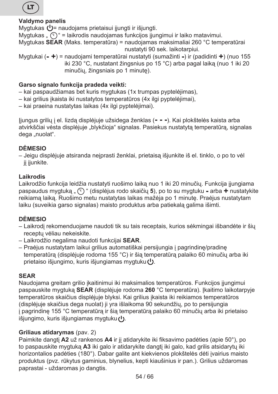 ETA Contact User Manual | Page 54 / 68