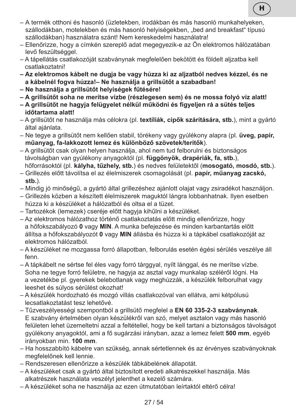 ETA Vital User Manual | Page 27 / 64