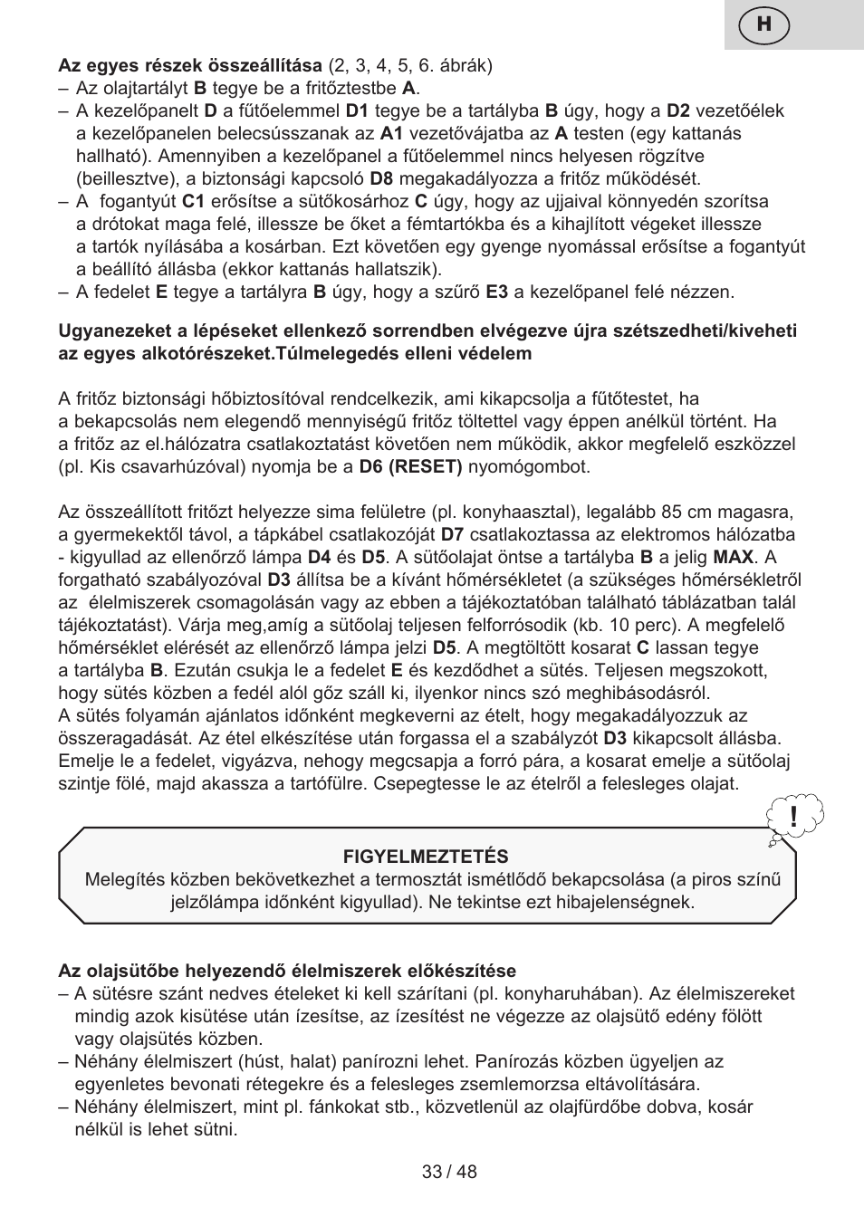 ETA Fricool User Manual | Page 33 / 52