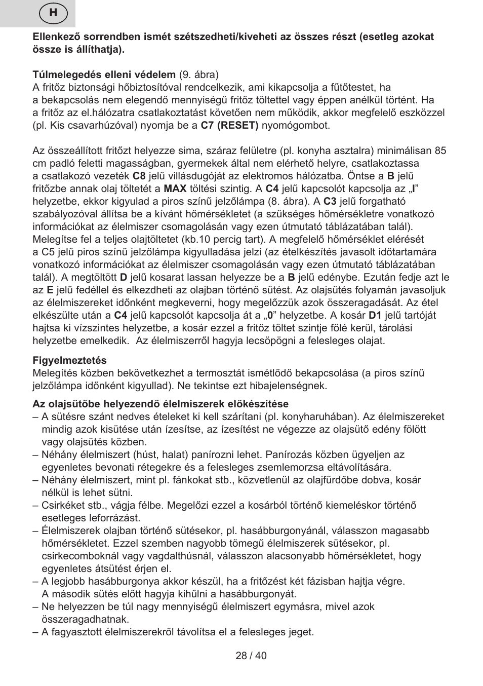 ETA Virtuoso User Manual | Page 28 / 44