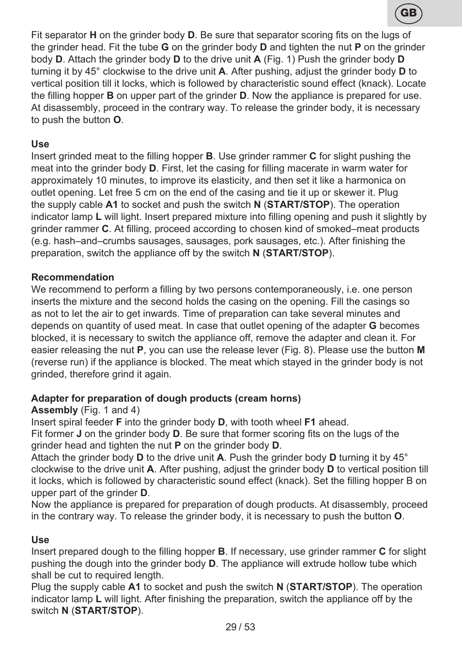 ETA Ambo User Manual | Page 29 / 56