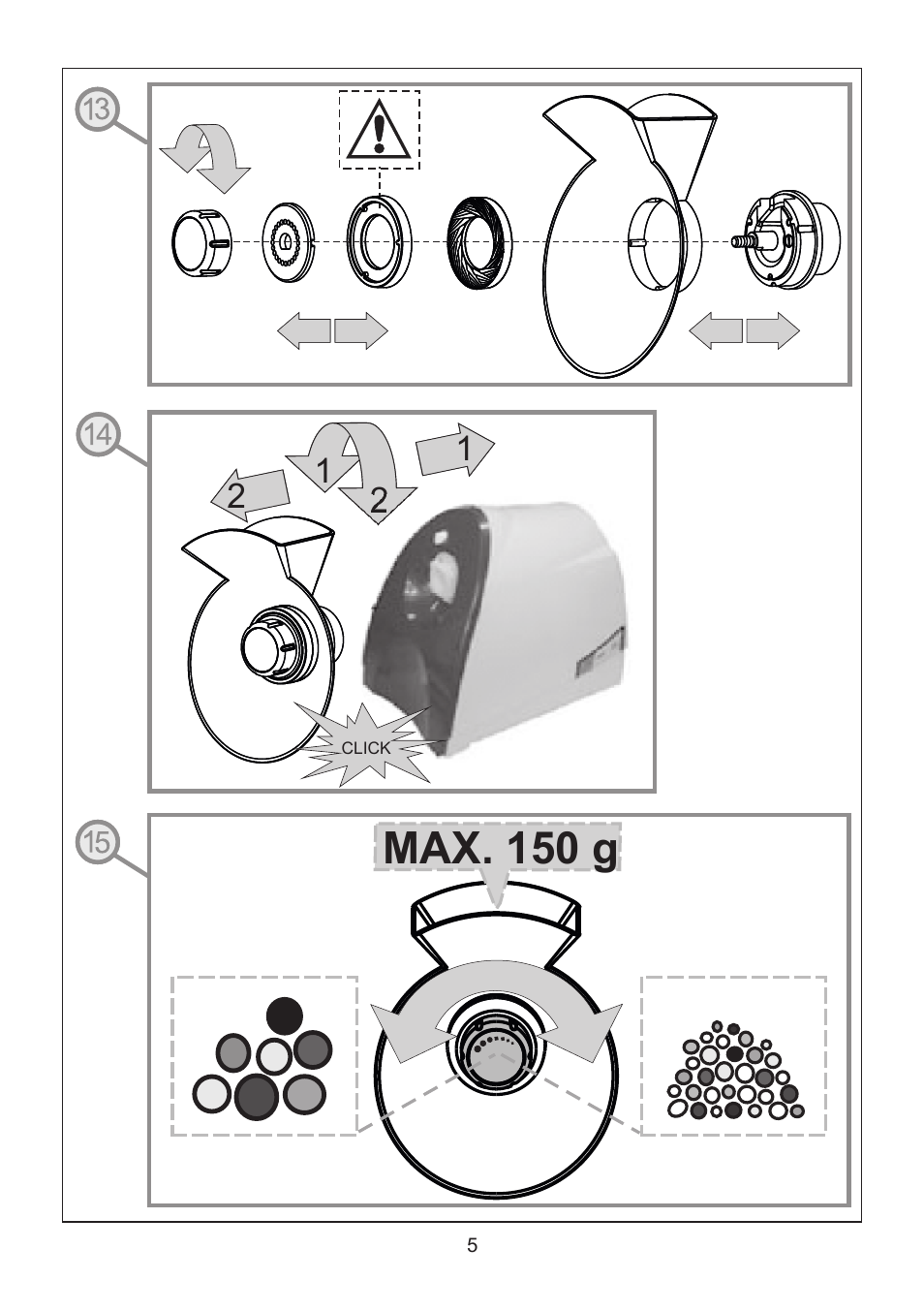 Max. 150 g | ETA Ambo User Manual | Page 5 / 56