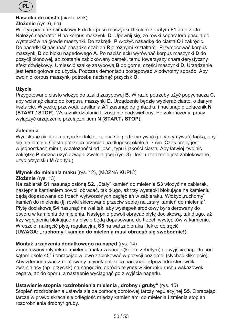 ETA Ambo User Manual | Page 50 / 56
