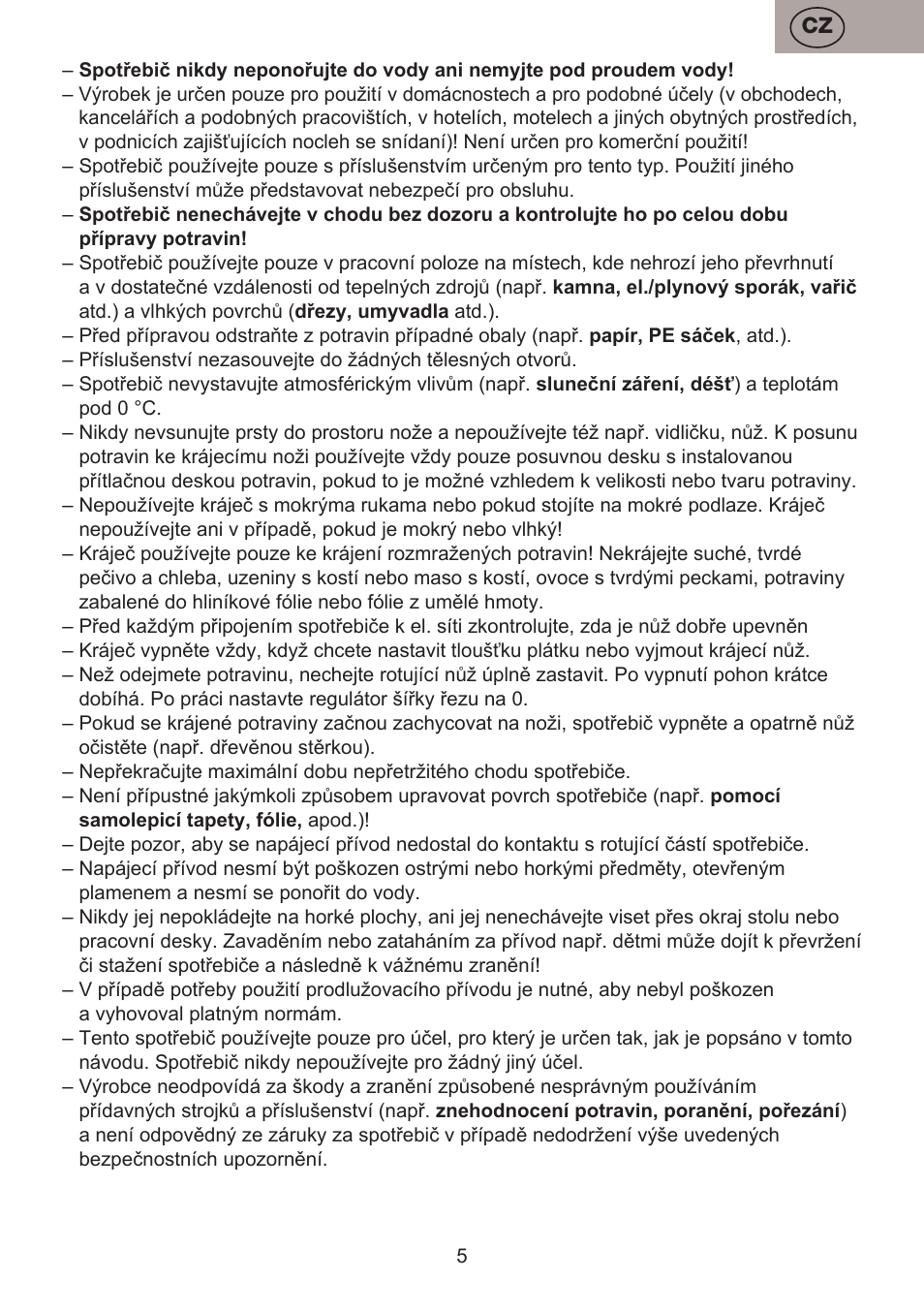 ETA Ultimo User Manual | Page 5 / 36