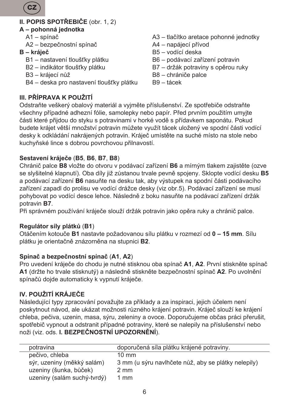ETA Ultimo User Manual | Page 6 / 36