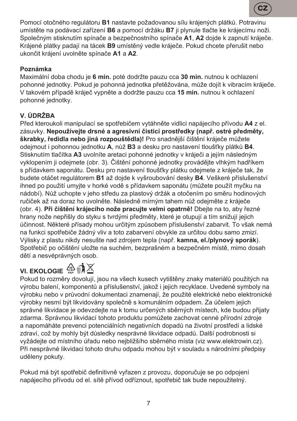 ETA Ultimo User Manual | Page 7 / 36