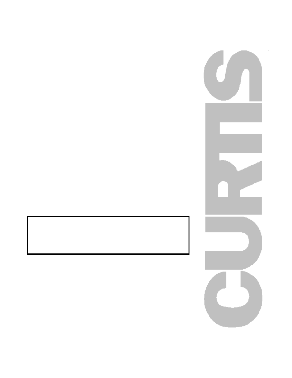 Curtis OL 512 User Manual | 52 pages