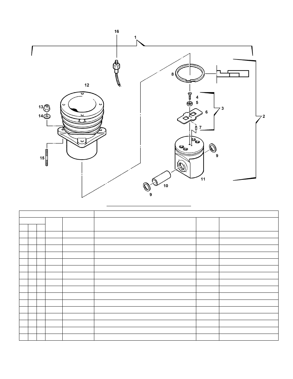 Fig. 22 note: quantities shown are per cylinder, Spare parts sets, Cylinder, piston and intake valve d51.2 | Curtis OL 512 User Manual | Page 50 / 52