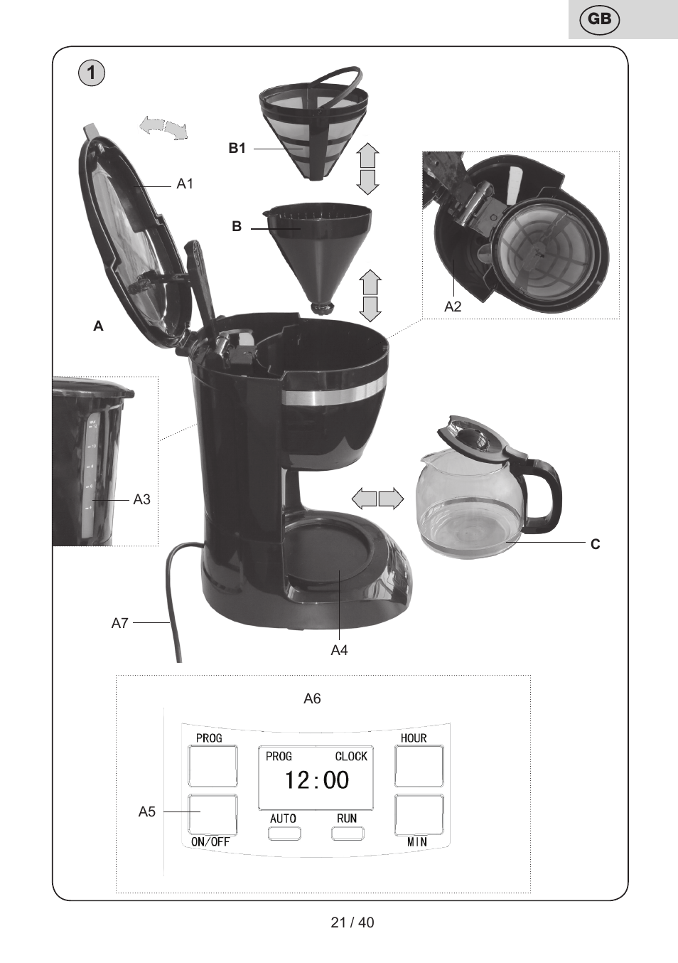 ETA Kávovar Inesto User Manual | Page 21 / 44