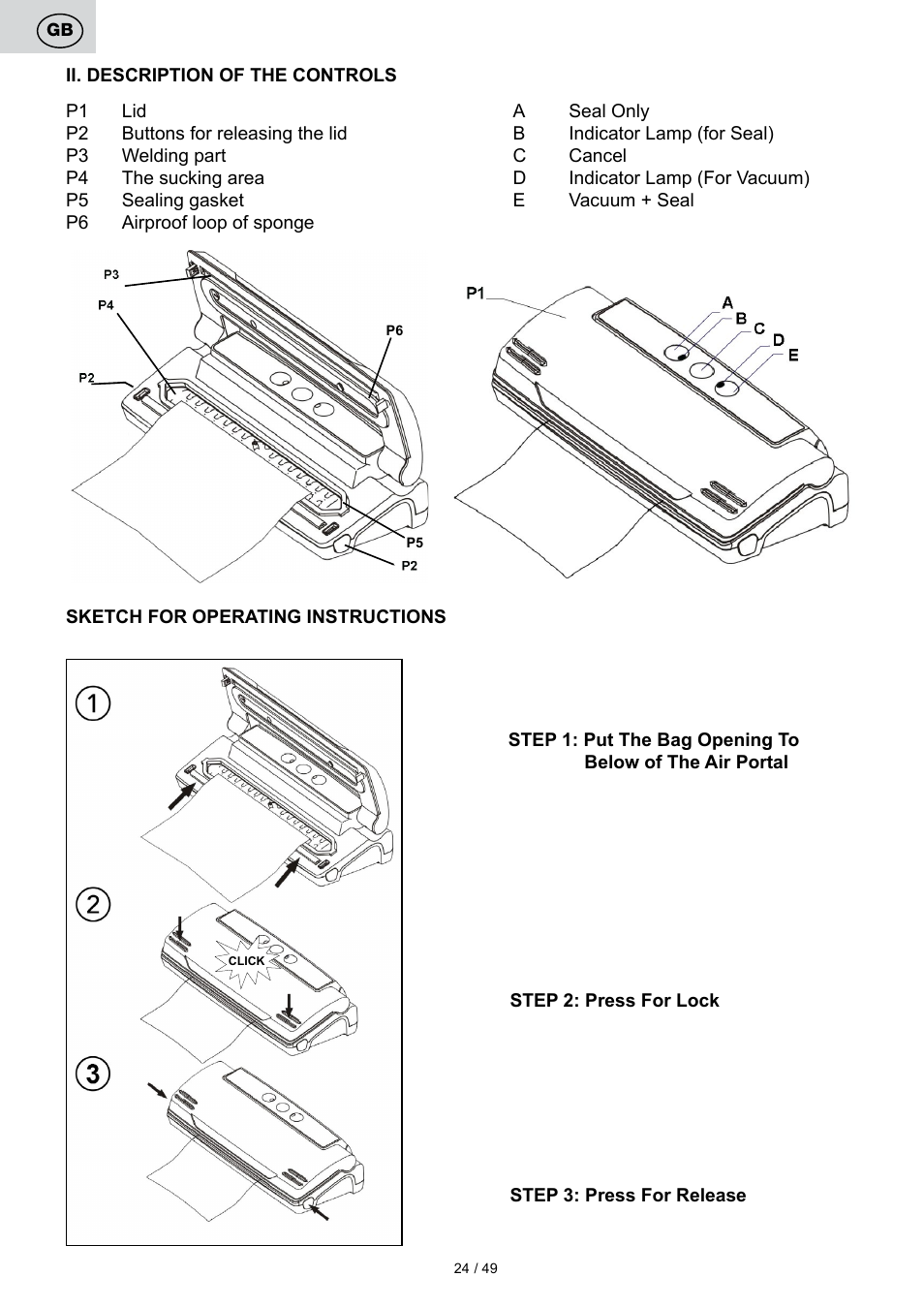 ETA Svářečka fólií Freshie User Manual | Page 24 / 52