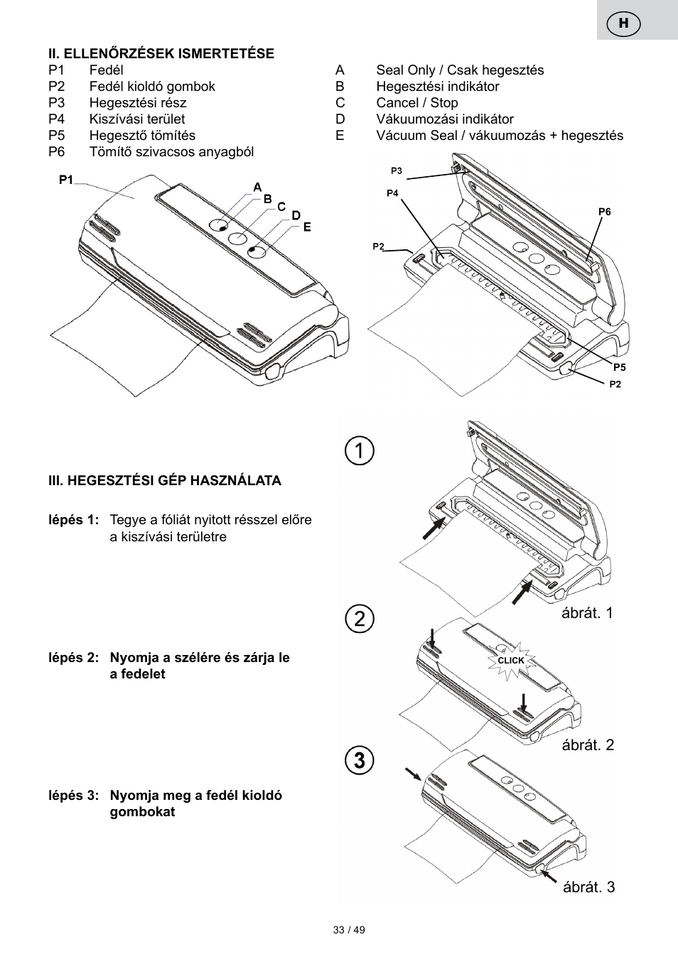 ETA Svářečka fólií Freshie User Manual | Page 33 / 52