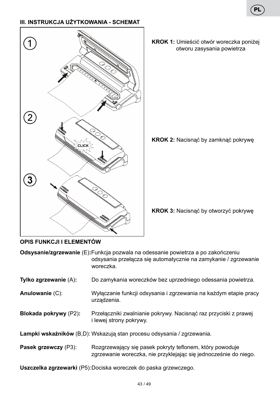 ETA Svářečka fólií Freshie User Manual | Page 43 / 52