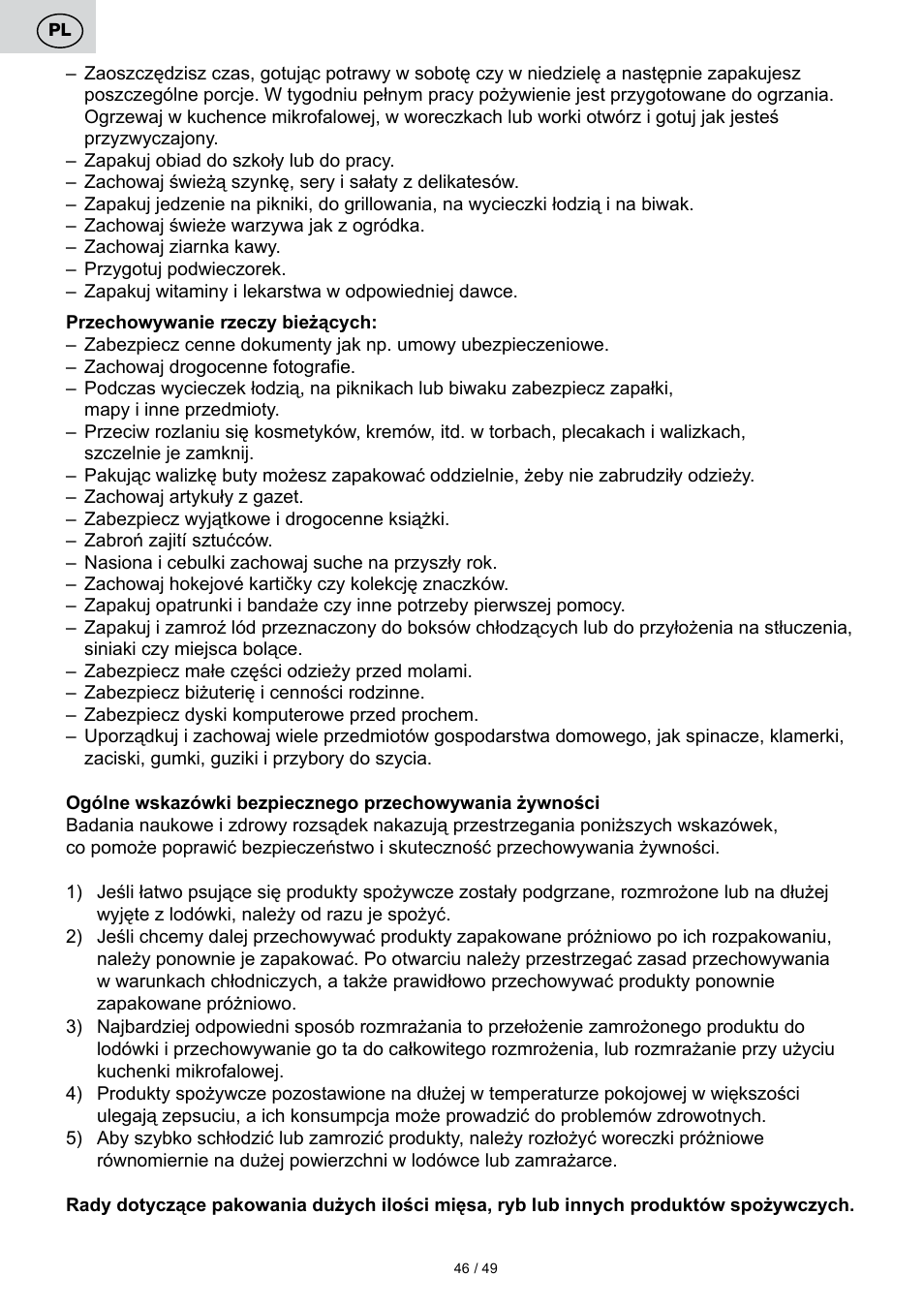 ETA Svářečka fólií Freshie User Manual | Page 46 / 52