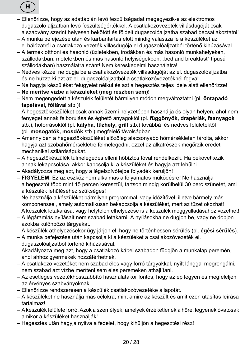 ETA Svářečka fólií Electronic User Manual | Page 20 / 32