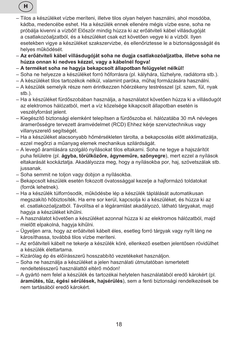 ETA Carolin User Manual | Page 18 / 40