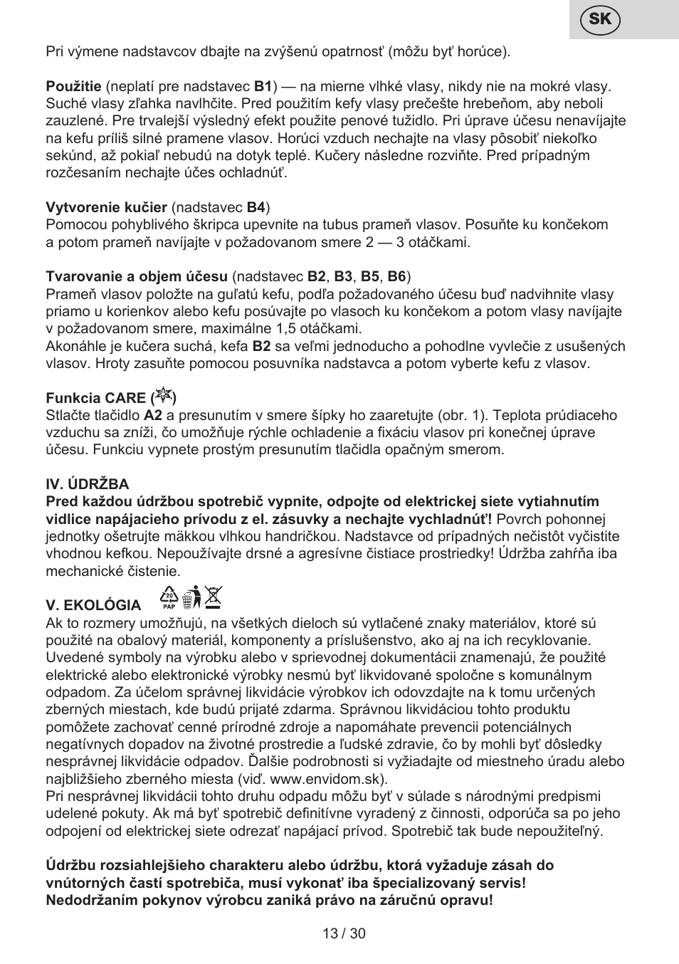 ETA Charlotte User Manual | Page 13 / 32