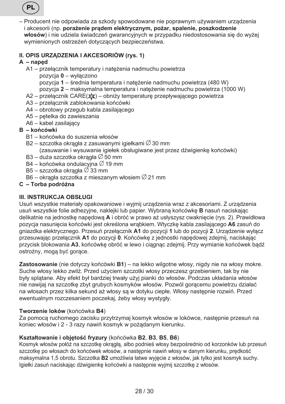 ETA Charlotte User Manual | Page 28 / 32