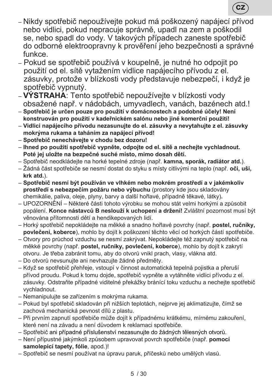 ETA Charlotte User Manual | Page 5 / 32