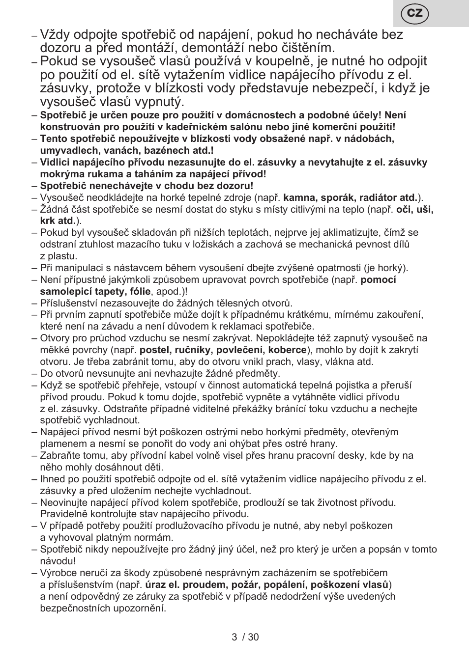 ETA Liliana User Manual | Page 3 / 32