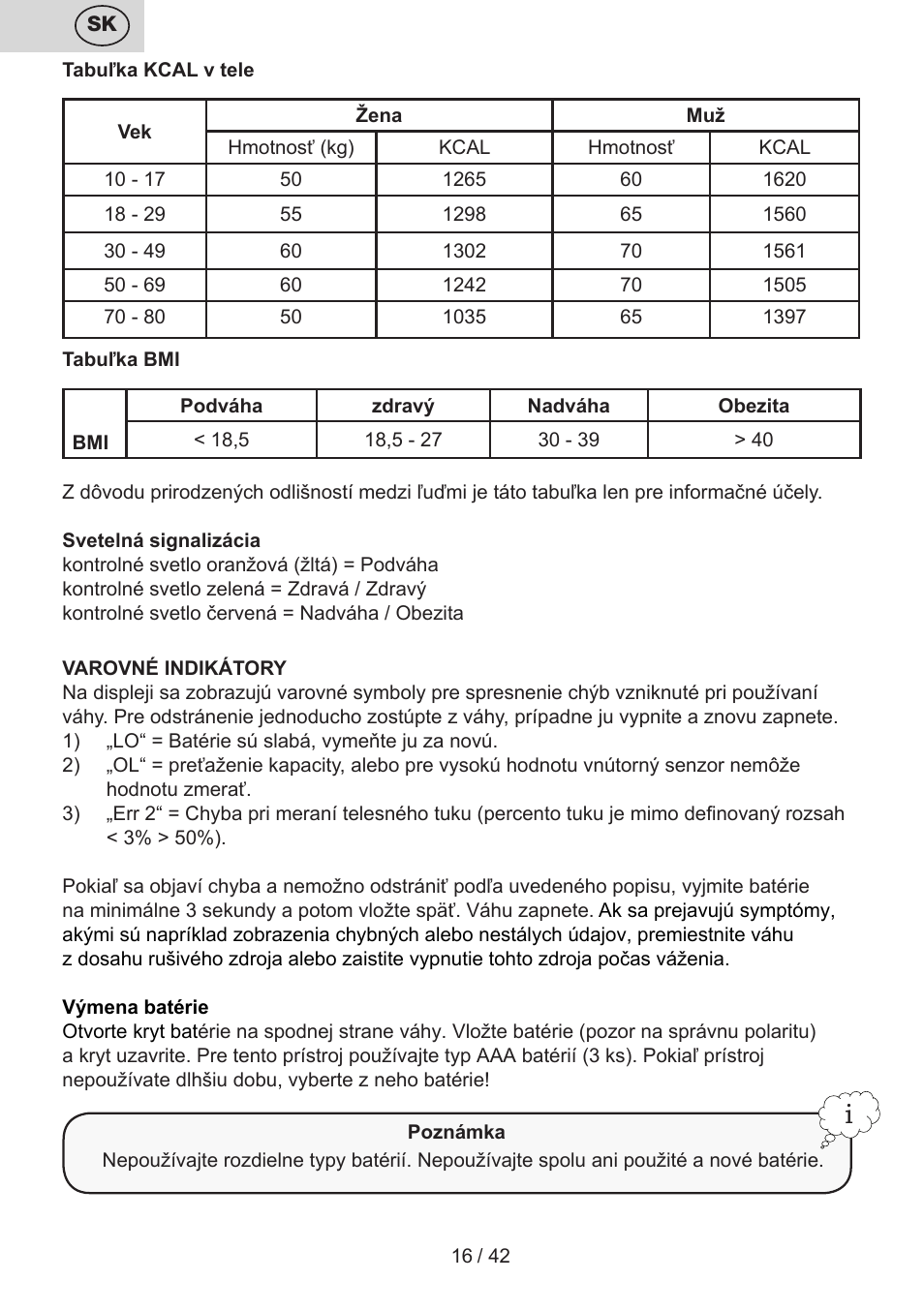 ETA Kate User Manual | Page 16 / 44