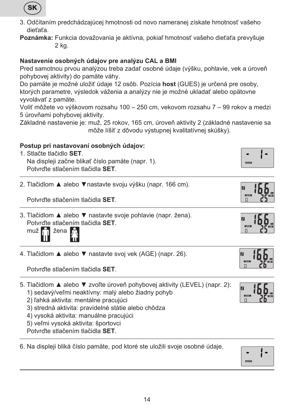 ETA Digitální osobní váha 7775 User Manual | Page 14 / 72