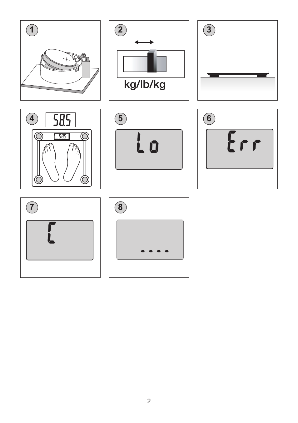 ETA Digitální osobní váha 7775 User Manual | Page 2 / 72