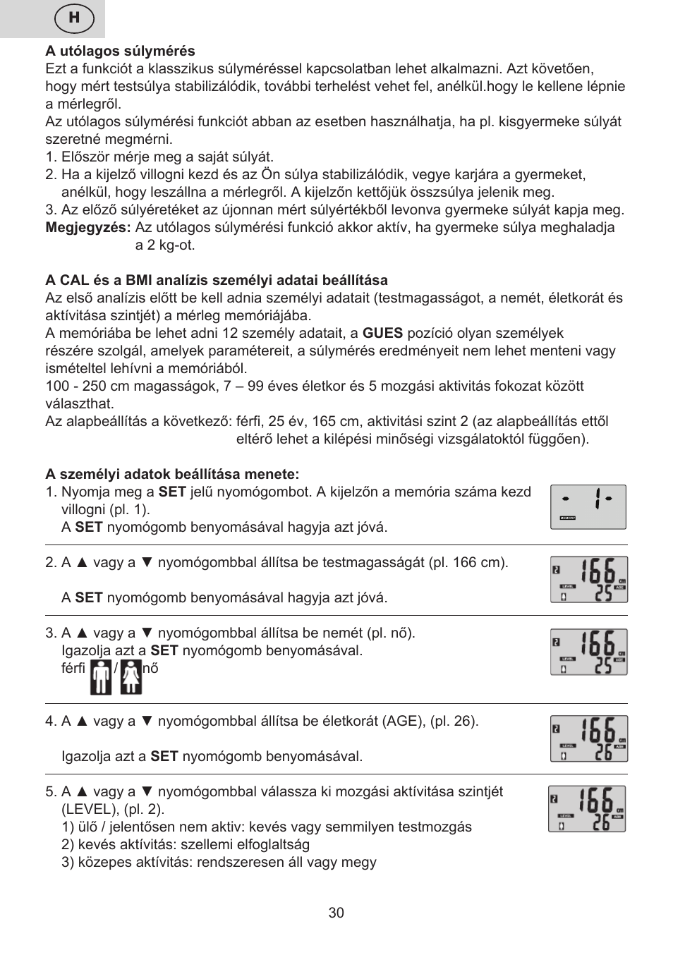 ETA Digitální osobní váha 7775 User Manual | Page 30 / 72