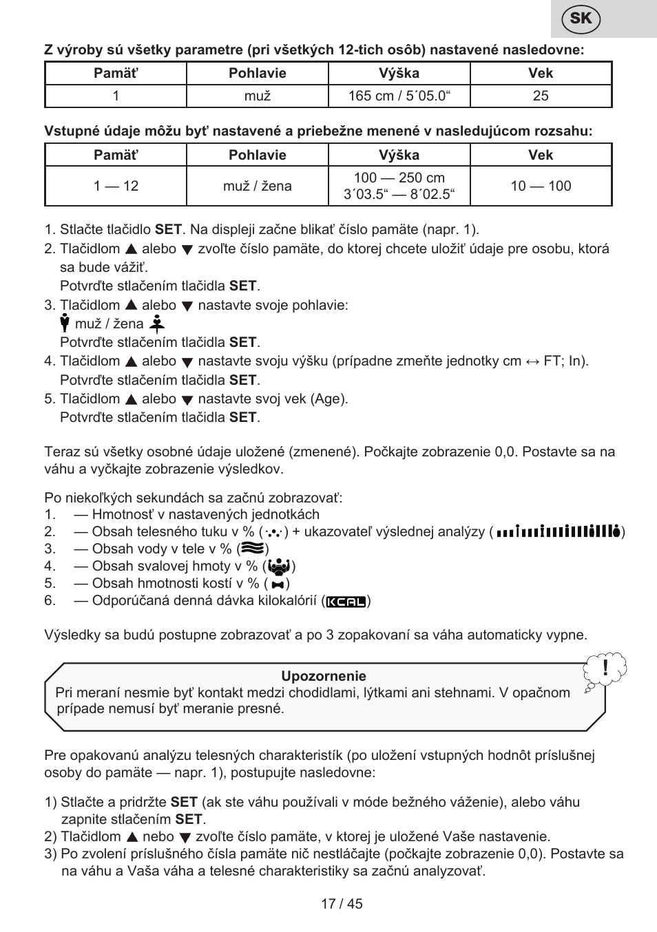 ETA Helen User Manual | Page 17 / 48
