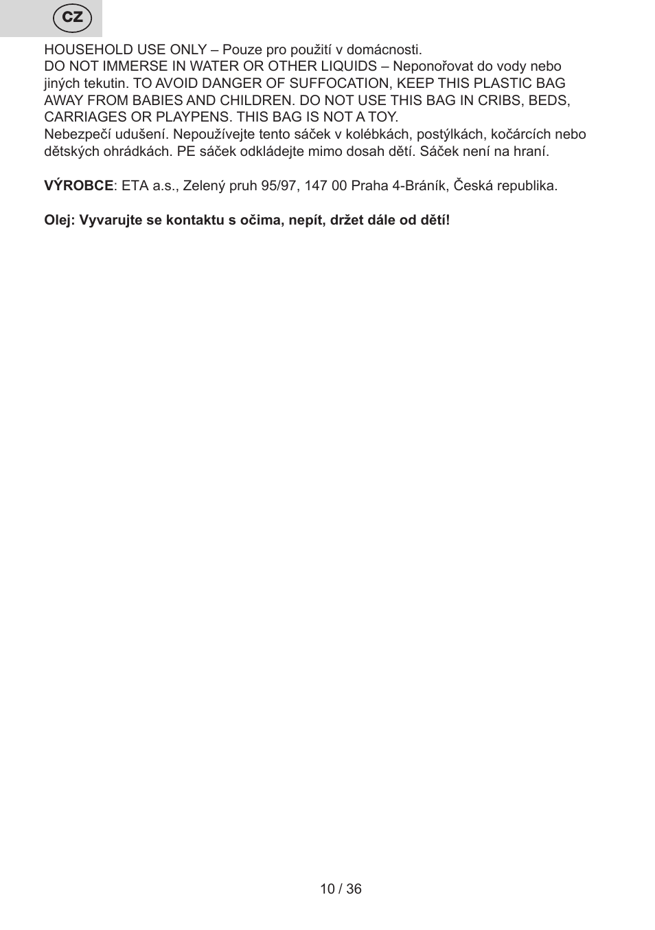 ETA Eddie User Manual | Page 10 / 40