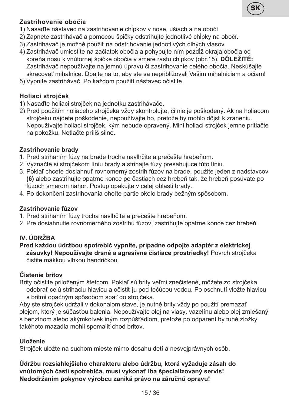 ETA Eddie User Manual | Page 15 / 40