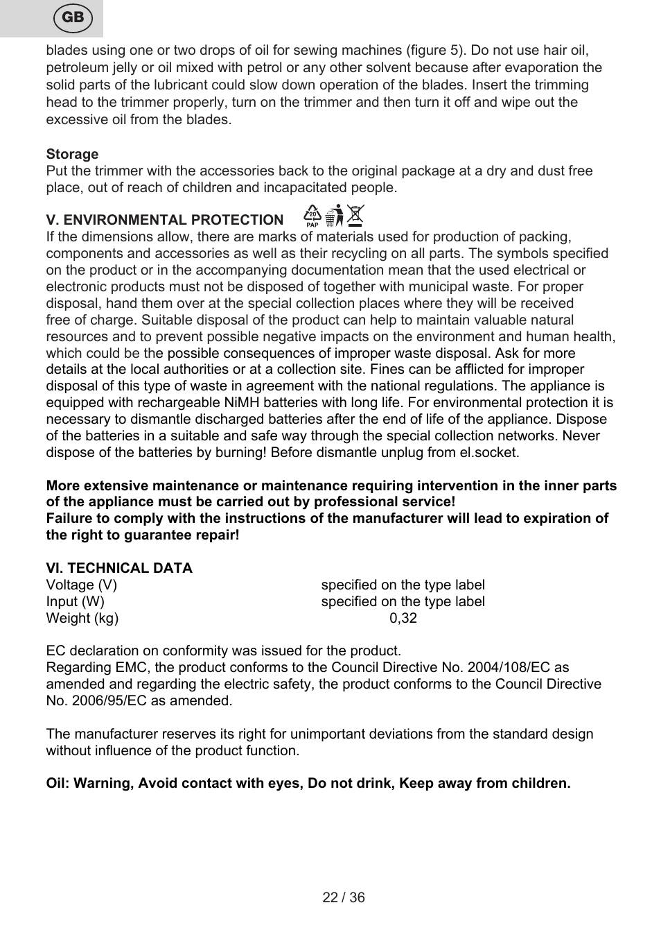 ETA Eddie User Manual | Page 22 / 40