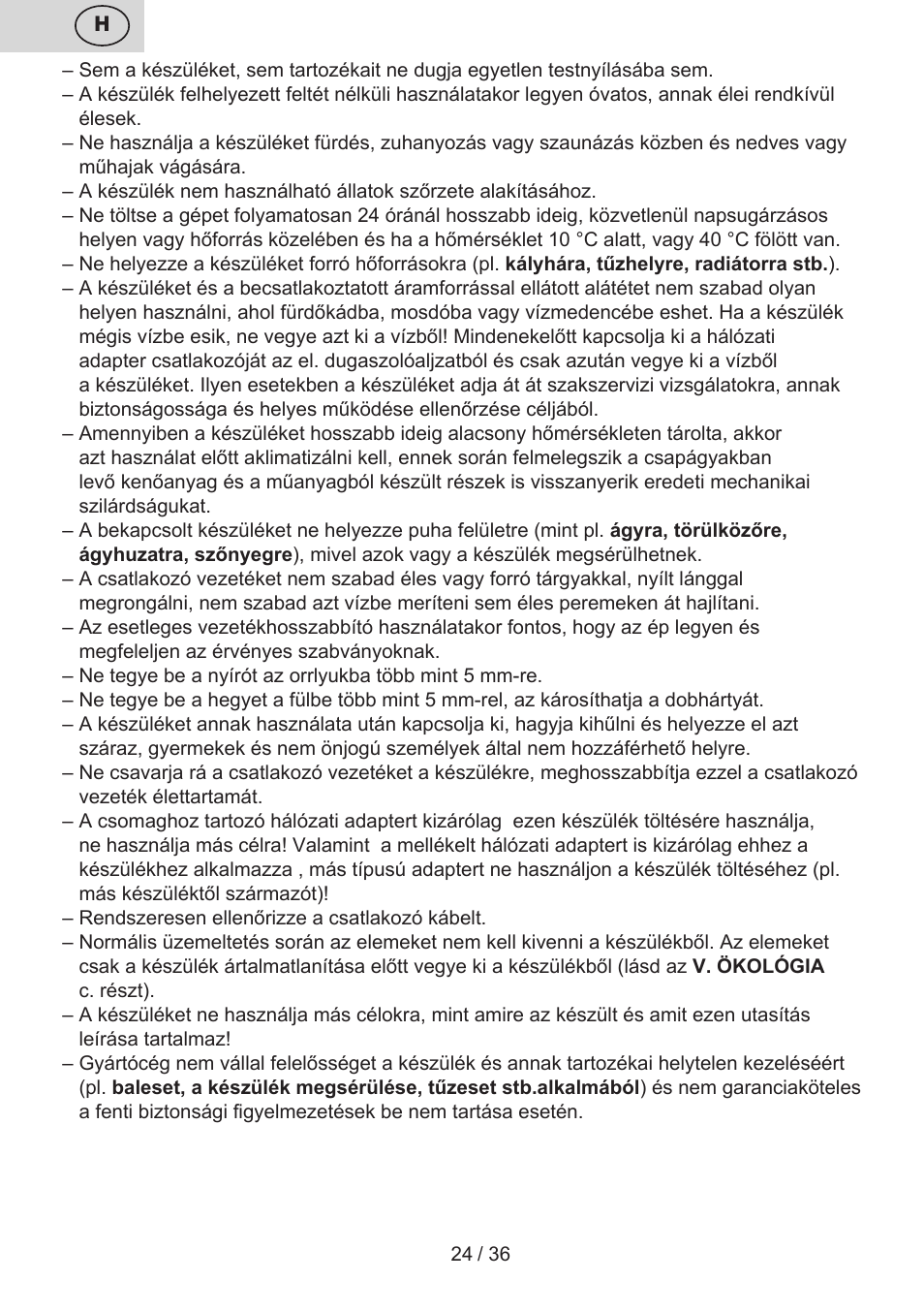 ETA Eddie User Manual | Page 24 / 40