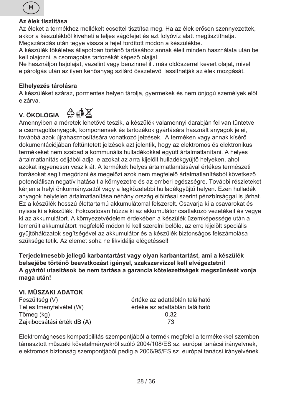 ETA Eddie User Manual | Page 28 / 40