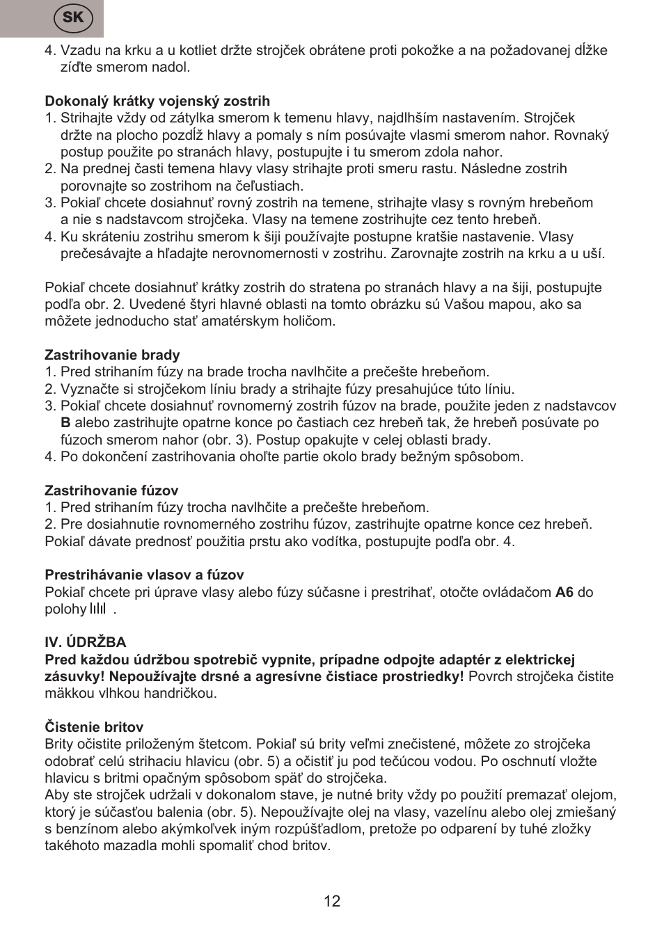 ETA Josh User Manual | Page 12 / 44