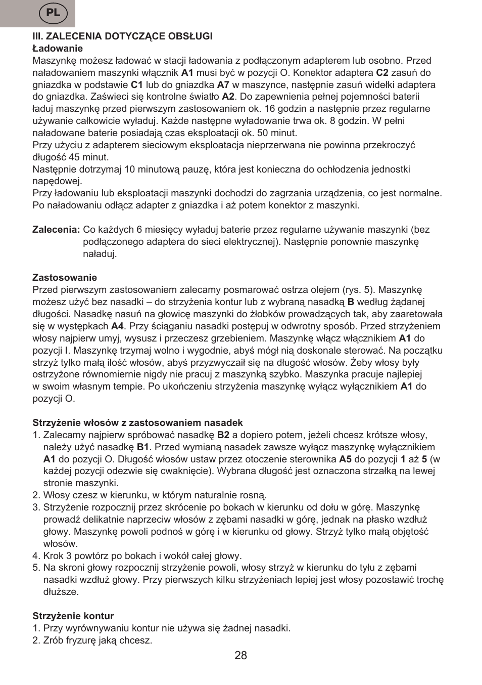ETA Josh User Manual | Page 28 / 44