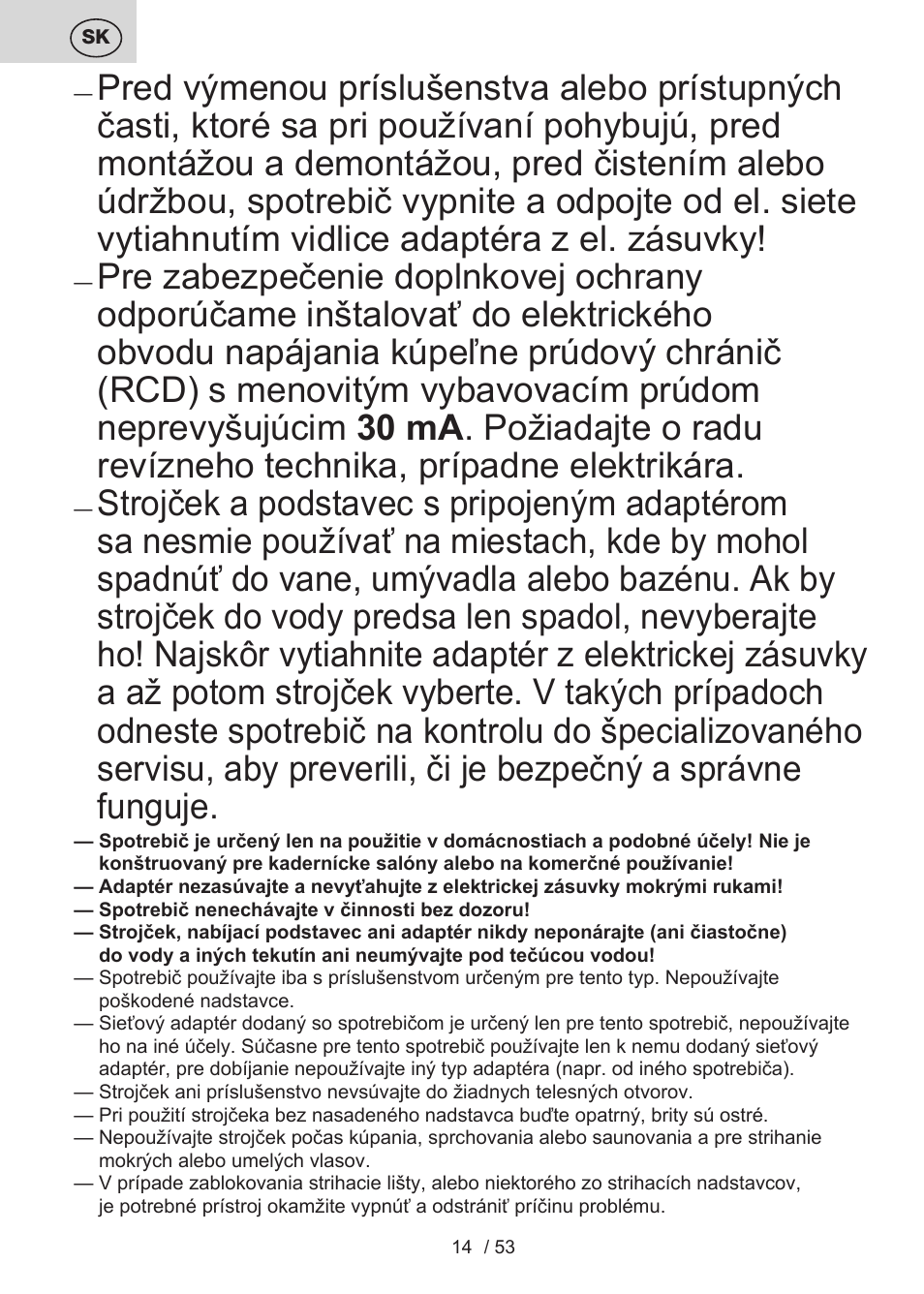 ETA Bruno User Manual | Page 14 / 56