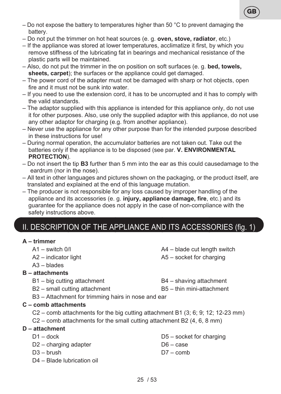 ETA Bruno User Manual | Page 25 / 56