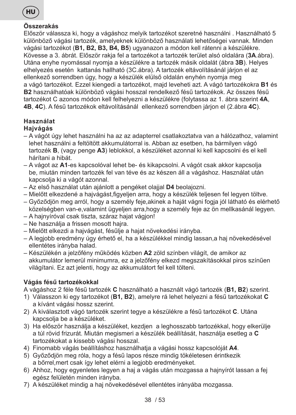 ETA Bruno User Manual | Page 38 / 56