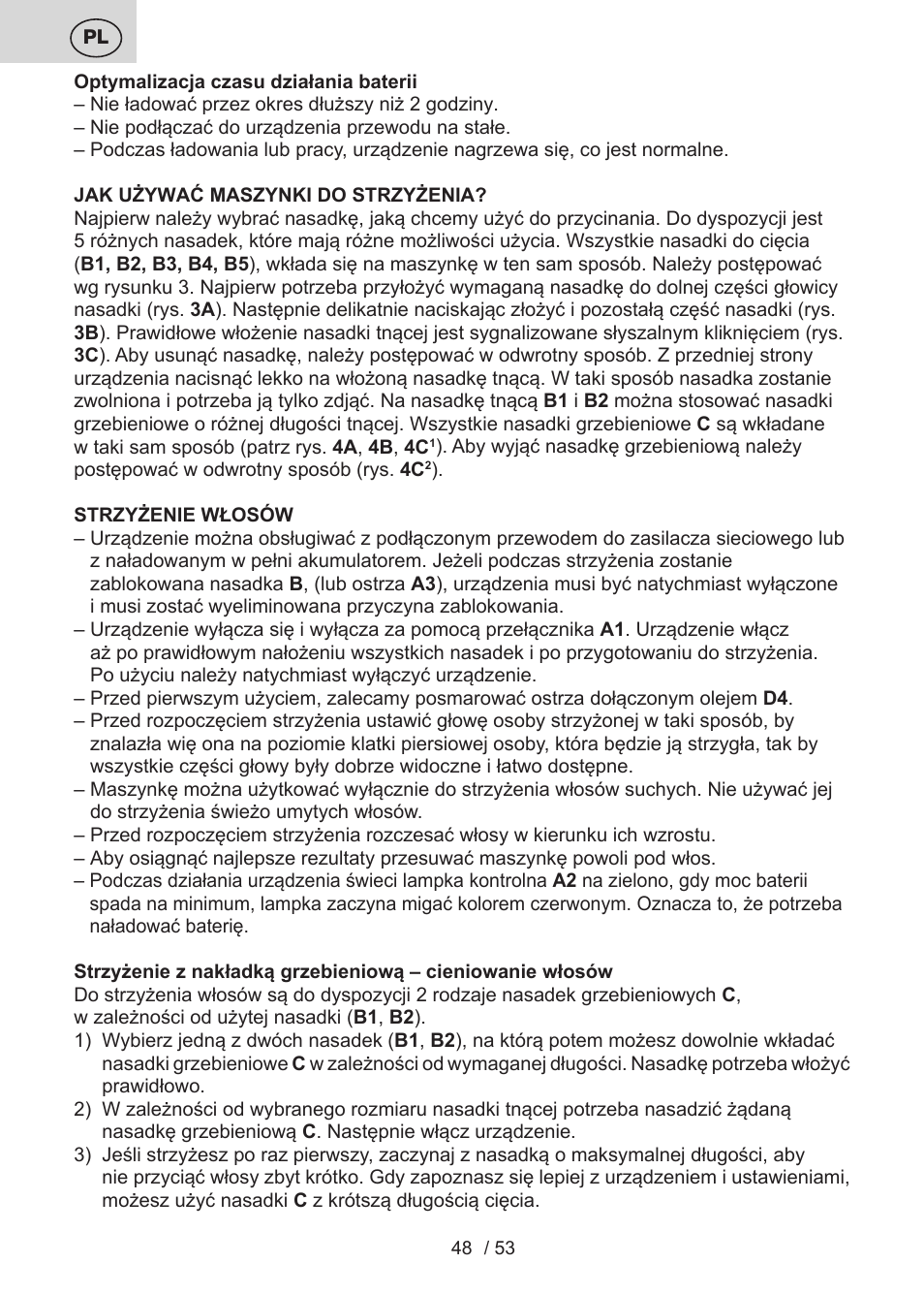 ETA Bruno User Manual | Page 48 / 56