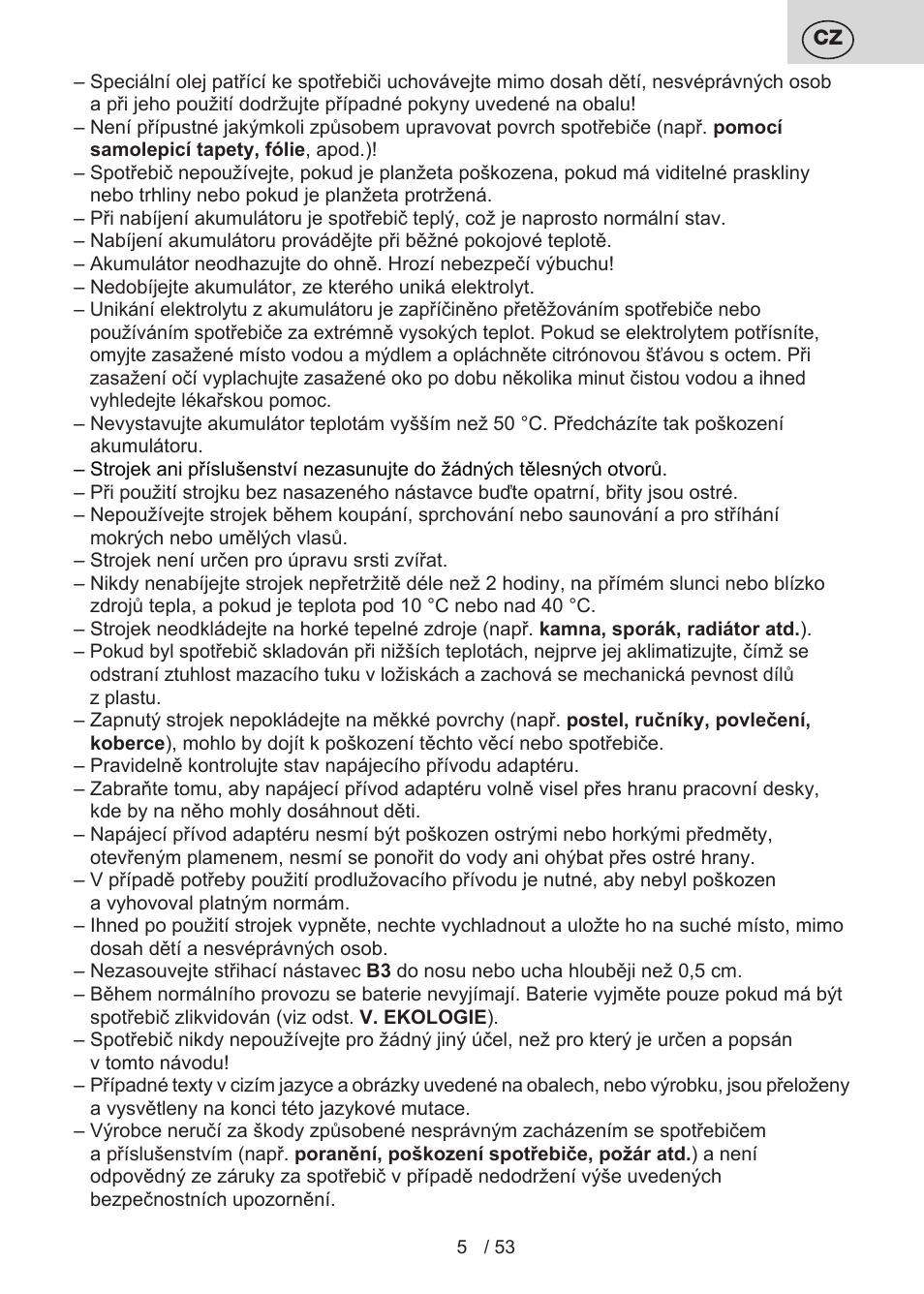 ETA Bruno User Manual | Page 5 / 56