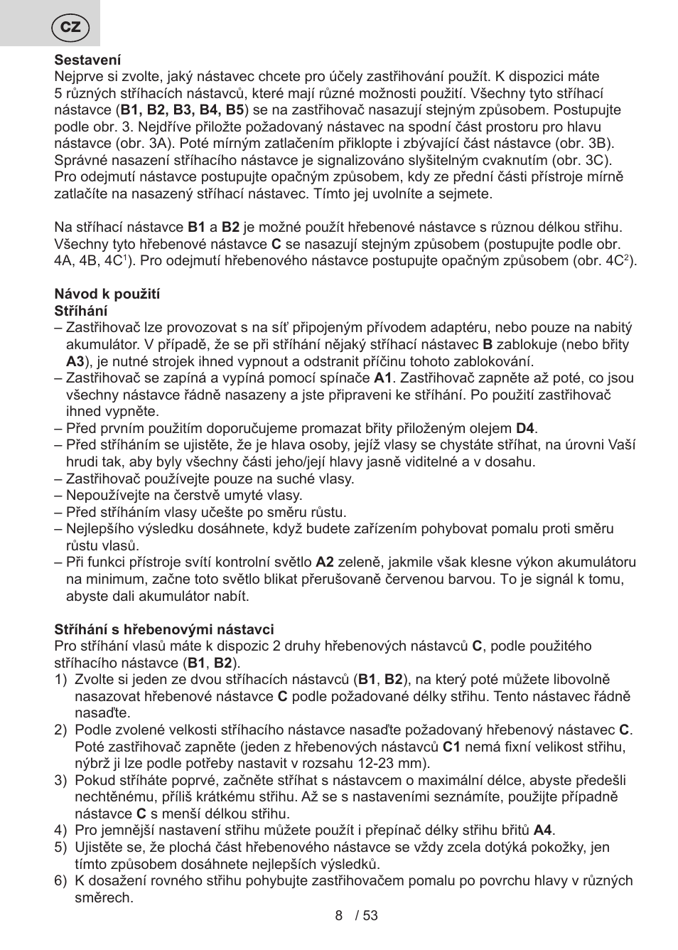 ETA Bruno User Manual | Page 8 / 56